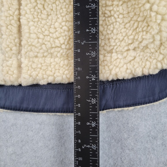 L.L Bean Mountain Pile Sherpa Coat With Hood Womens XXS Ivory Gorp Hike - Picture 4 of 8